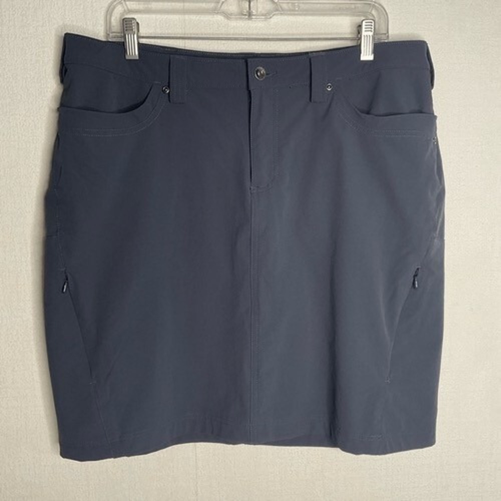 NWOT Duluth Trading Co Stretch Zip/Pockets Hiking/Walk Skirt Women 16‎ Vietnam